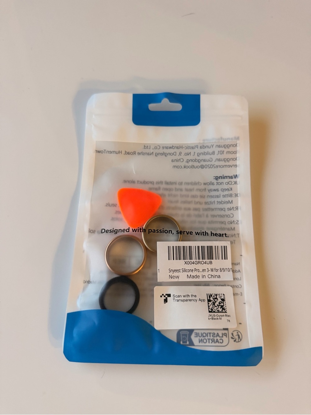Aura Ring Bands - 3 in pack. For size 8/9/10/11